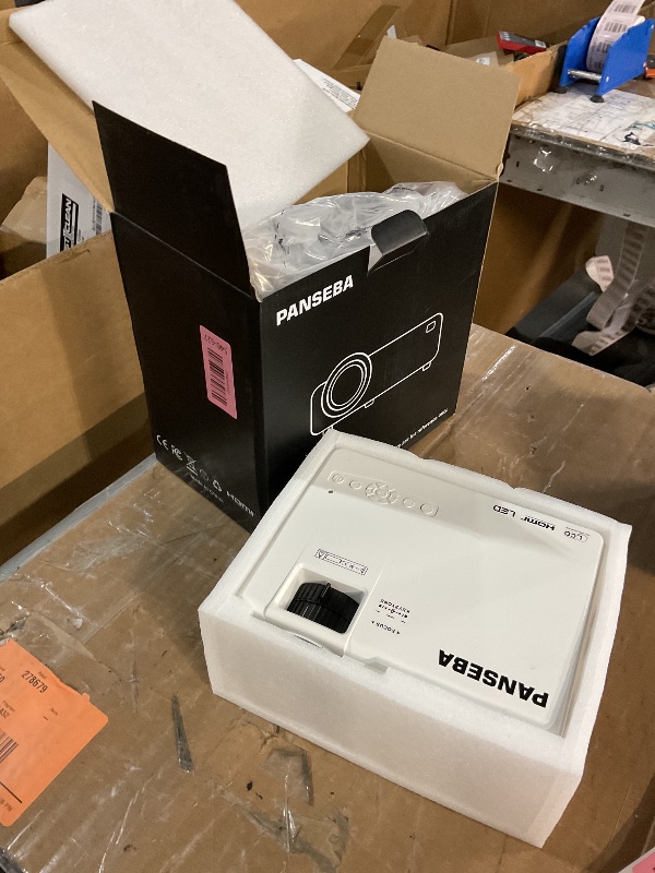 Photo 1 of ?Two-Way Bluetooth?1080P Mini Projector with Projector Screen, 50% Zoom, Portable Outdoor Movie Projector, Compatible with TV Stick, Video Games, HDMI, USB, Smartphone (1080P Projector)