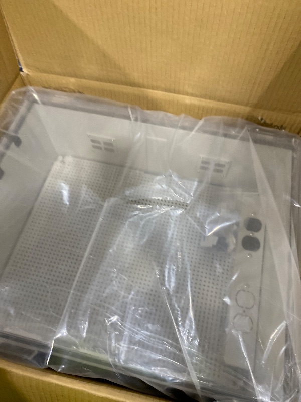 Photo 1 of Waterproof ABS Enclosure Cabinet Junction Box, Ventilated Design, Indoor/Outdoor Use, with Mounting Panel, High Power Outlets. (Clear Cover, 19.7"x15.7"x7.9")