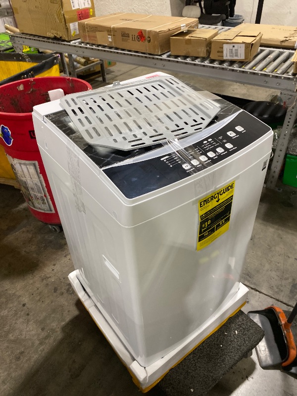 Photo 1 of BLACK+DECKER Small Portable Washer, Washing Machine for Household Use, Portable Washer 2.0 Cu. Ft. with 6 Cycles, Transparent Lid & LED Display