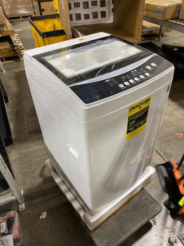 Photo 1 of BLACK+DECKER Small Portable Washer, Washing Machine for Household Use, Portable Washer 2.0 Cu. Ft. with 6 Cycles, Transparent Lid & LED Display