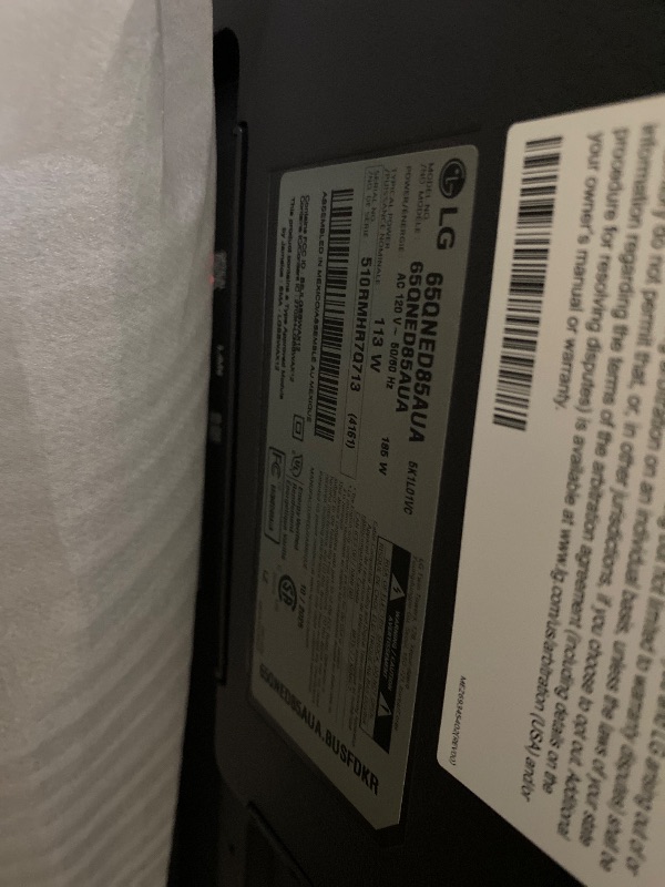 Photo 1 of LG 65-Inch Class QNED evo AI QNED85A Series Mini LED 4K Smart TV w/AI Picture, AI Sound, HDR10, AI Super Upscaling 4K, Filmmaker Mode, Wow Orchestra, Alexa Built-in (65QNED85AUA, 2025)