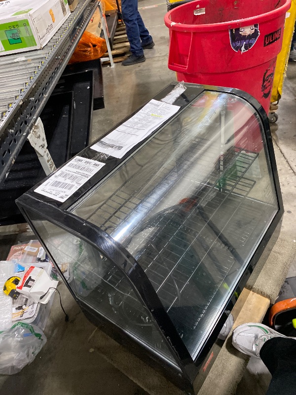 Photo 1 of VEVOR Refrigerated Display Case Bakery Display Fridge Case 3.5 cu ft/100L 2-Tier