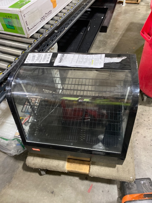 Photo 1 of VEVOR Refrigerated Display Case Bakery Display Fridge Case 3.5 cu ft/100L 2-Tier