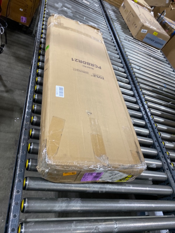 Photo 1 of Pyle Car Vehicle Curbside Driveway Ramp - 4ft Heavy Duty Rubber Threshold Bridge Tracks Curb Ramps, 2 Pieces Set (for Car, Truck, Scooter, Bike, Motorcycle, Wheelchair Mobility), Black