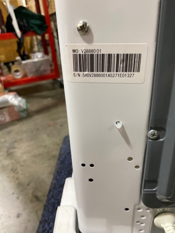 Photo 1 of BLACK+DECKER Small Portable Washer, Washing Machine for Household Use, Portable Washer 1.7 cu.Ft with 8 Cycles, Transparent Lid & LED Display