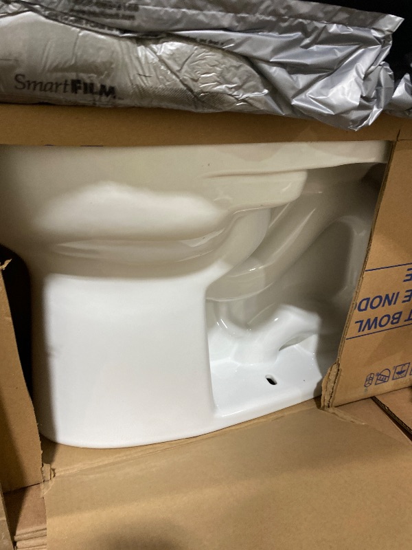 Photo 1 of TOTO Drake Transitional Two-Piece Elongated 1.28 GPF Universal Height TORNADO FLUSH Toilet with CEFIONTECT, Cotton White - CST786CEFG#01