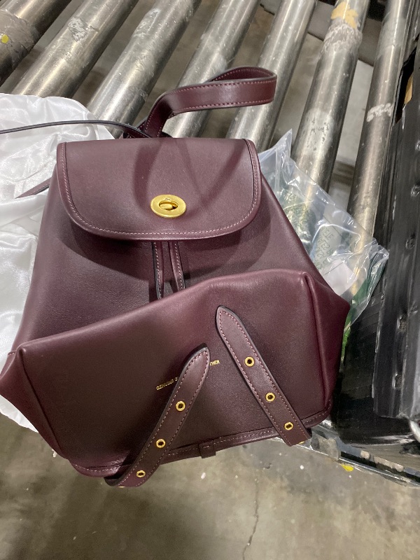 Photo 1 of COACH Women's Turnlock Backpack BLACK  Currant One Size