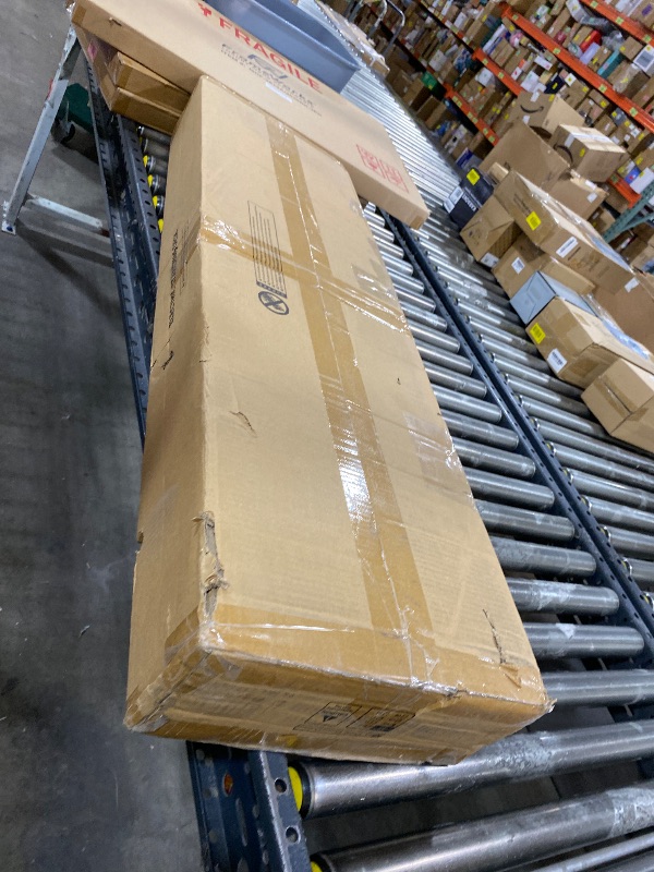 Photo 1 of Gamork Electric Standing Desk,48x24 Inches Adjustable Height Stand up Desk, Sit Stand Home Office Desk with Splice Board, 3 Preset Heights,Equipped with Hooks,Ergonomic Computer Desk Workstation?Black