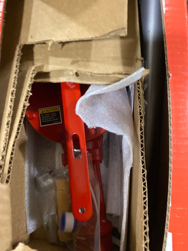 Photo 1 of Fill-Rite Rotary Drum Pump FR112AC - 13 Oz Per Stroke, Manual, Red, Cast Iron Aluminum