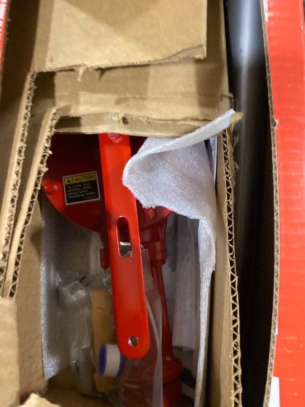 Photo 1 of Fill-Rite FR112 Fuel Transfer Rotary Hand Pump w/Discharge Hose, Straight Spout, Vacuum Breaker, & Suction Pipe