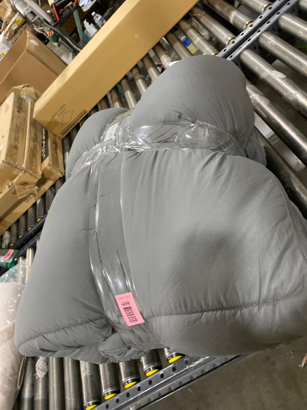 Photo 1 of COONP Full Mattress Topper, Extra Thick Pillowtop, Cooling Plush Mattress Pad Cover Bed Topper Protector with 8-21 Inch Deep Pocket (Grey, Full)