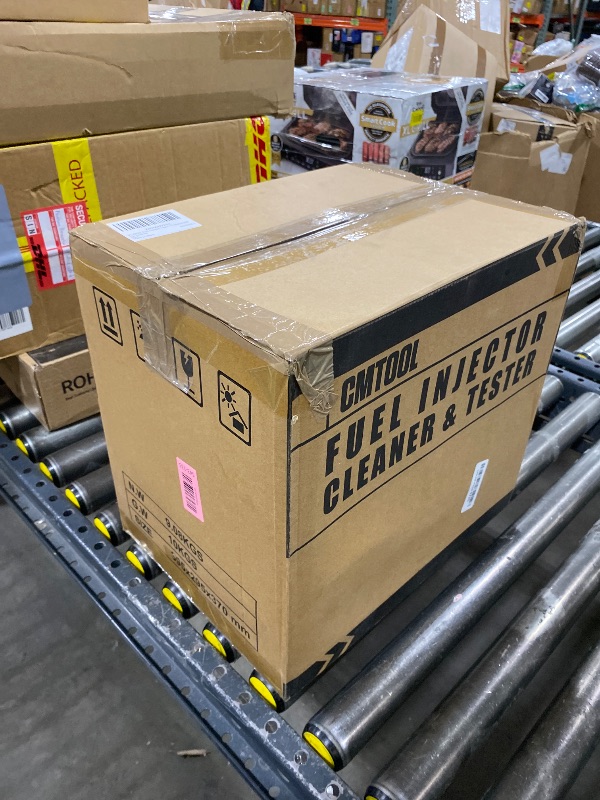 Photo 1 of YUANRI Fuel Injector Cleaner Machine, 4 Cylinder 9 Test Modes Auto Fuel Injector Tester and Cleaner Kit, Ultrasonic Cleaning Kit for 5V to 12V Motorcycle Car Injectors