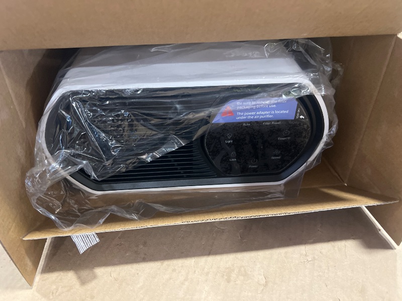 Photo 1 of Smart Air Purifiers for Large Room, Cleans 2,400 ft² in 30 Mins, 3-Stage True HEPA, 360° Airflow, Smart WiFi App Control, Real-Time Air Quality (PM2.5) Display, Ultra-Quiet 20dB Sleep Mode, HAP602WF