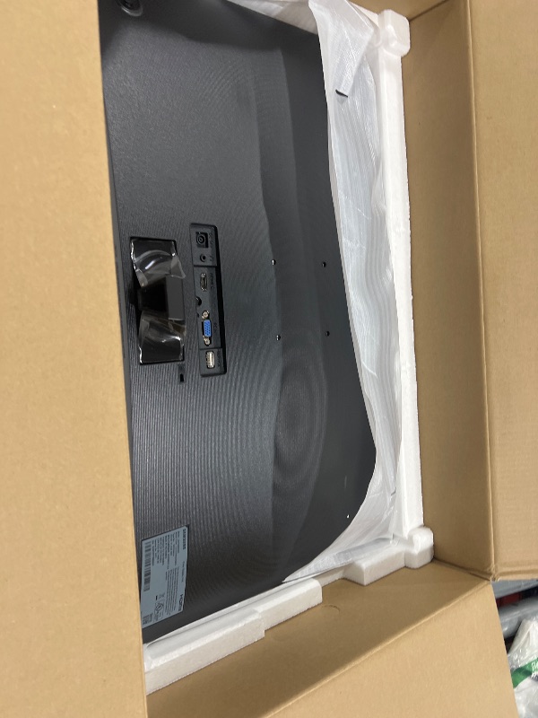 Photo 1 of Samsung 27" Essential S3 (S36GD) Series FHD 1800R Curved Computer Monitor, 100Hz, Game Mode, Advanced Eye Comfort, HDMI and D-sub Ports, LS27D366GANXZA, 2024