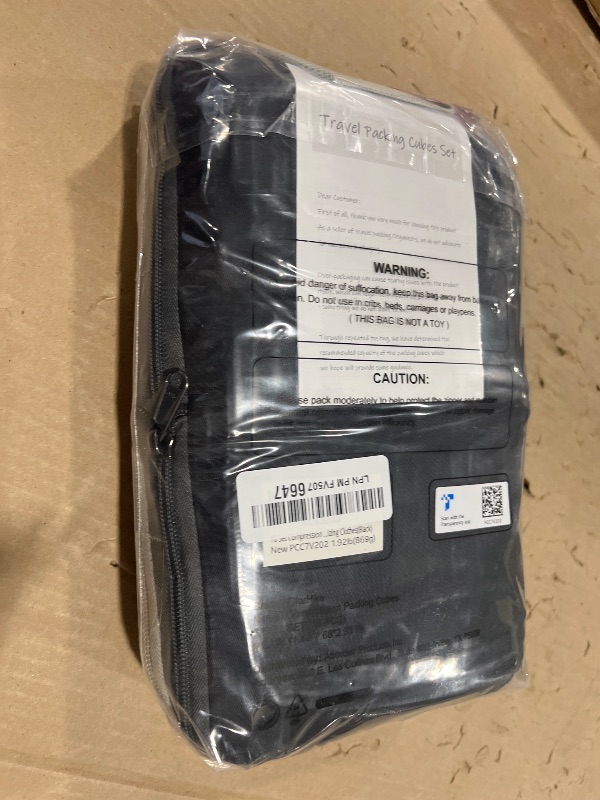 Photo 1 of 10 Set Compression Packing Cubes for Travel Essentials,Compressible Expandable Packing Cubes for Suitcase,OlarHike Luggage Organizer Bags for Travel,Handy Helper for Organizing Clothes(Black)