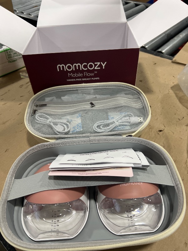 Photo 1 of Momcozy Wearable Breast Pump, Hands Free Upgraded Mobile Flow | M9, App Discreet Control with Personalized Multi-Modes & 15 Levels, Wearable Breast Pump 24mm, 2 Pack Cozy Red