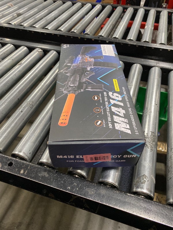 Photo 1 of Realistic Toy Gun for Nerf Guns Darts, Foam Blaster - with Scope 100 Soft Bullets 3 Magazines, Semi-Auto Sniper Rifle Electric M416 Machine Guns for Boys 6-12 Age Kids and Adults