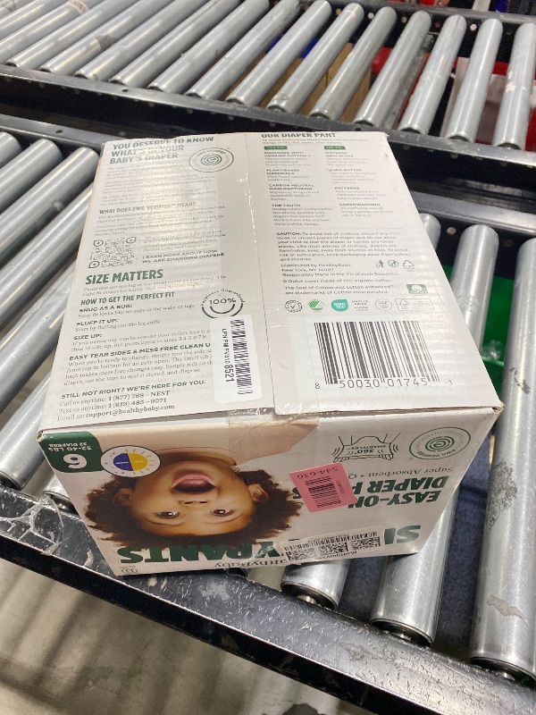 Photo 1 of SmartyPants Pull Up Style Diapers | EWG Verified Safe & Plant-Based | Quilted 360 Waistband, Super Absorbent for Overnight Leak Protection | Training Pants by HealthyBaby | Size 6 (32 Count)