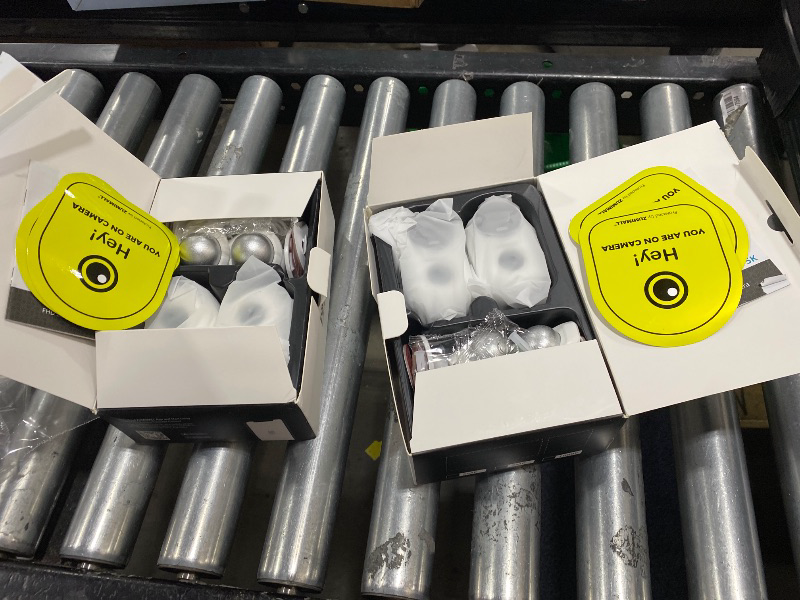 Photo 1 of ZUMIMALL Security Cameras Wireless Outdoor, 4 Packs, 2K Cameras for Home Security, Outdoor/Indoor Camera Battery Powered, 2.4G WiFi, Magnetic Mount,3MP Color Night Vision/Siren/PIR/AI/Cloud/Alexa