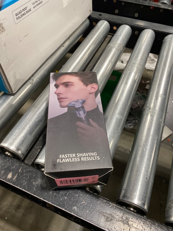 Photo 1 of MALEGEBAZ Electric Razor for Men: 3-in-1 Shaver with Hair Clipper and Nose Trimmer - 3D Floating Heads, USB-C Charging, IPX8 Waterproof - for Face, Beard, Body and Travel, Dusty Blue