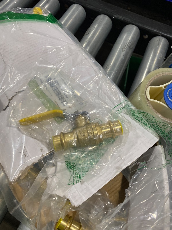 View 2 of 10 Pack ORIANSE 1/2" Press X Press Propress Ball Valve with EPDM O-ring,1/4-Turn Full Port Shut Off Stop Ball Valve For Copper Tubing Connection