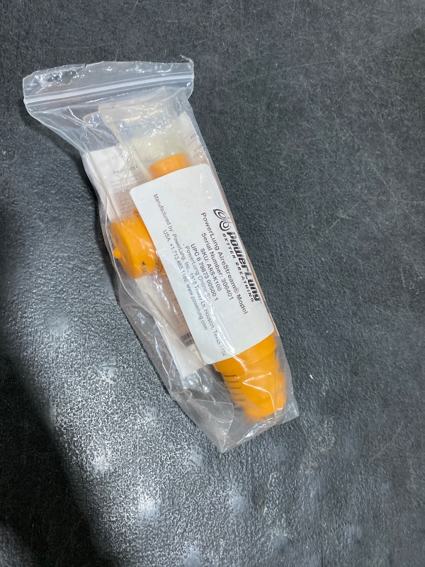 Photo 1 of Power Lung Airestream Breathing Exerciser Beginner to Advanced Performing Daily Training Aid Device Orange