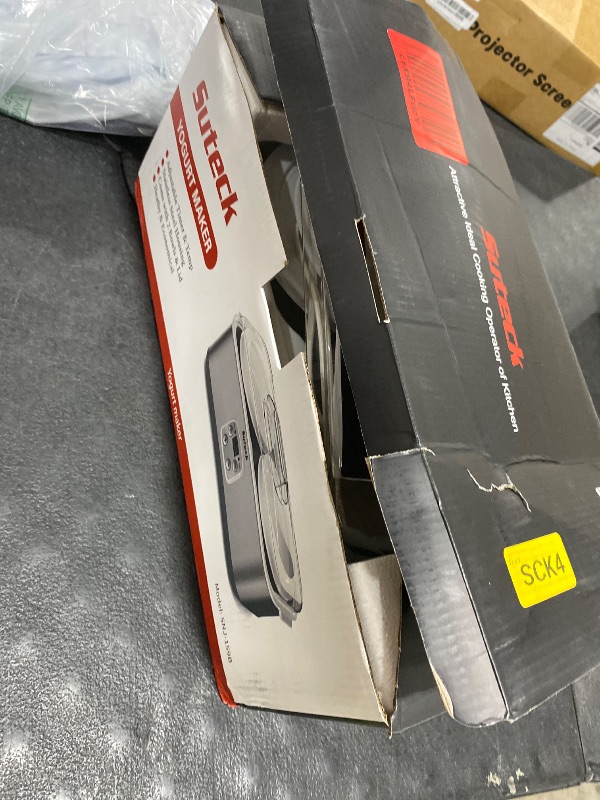 Photo 1 of **DAMAGED, INCOMPLETE** Suteck Yogurt Maker - Stainless Steel Yogurt Makers with Adjustable Time & Temp Control?Automatic Shut-Off & Constant Temper for Homemade Greek, Probiotic Yogurt, BPA-Free 2 Yogurt Bowls (2 Quart)