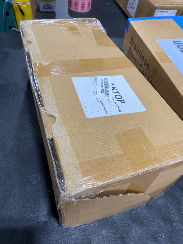 Photo 1 of AKTOP Room Divider, No Drilling Curtain Tension Rods Wall Divider for Room Separation, 4-10ft(H) 30-147"(W) Adjustable, Heavy Duty Floor to Ceiling Space Separator Privacy Dividers for Rooms, White