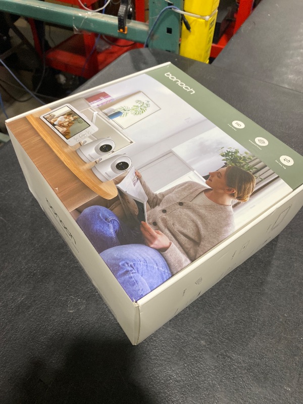 Photo 1 of bonoch Upgraded 1080P Baby Monitor with 2 Cameras, 7" MegaView Split Screen Baby Monitor No WiFi, Dual Video Monitor with Camera and Audio, 6000mAh, White Noise, 2 Way Audio, PTZ, Night Vision