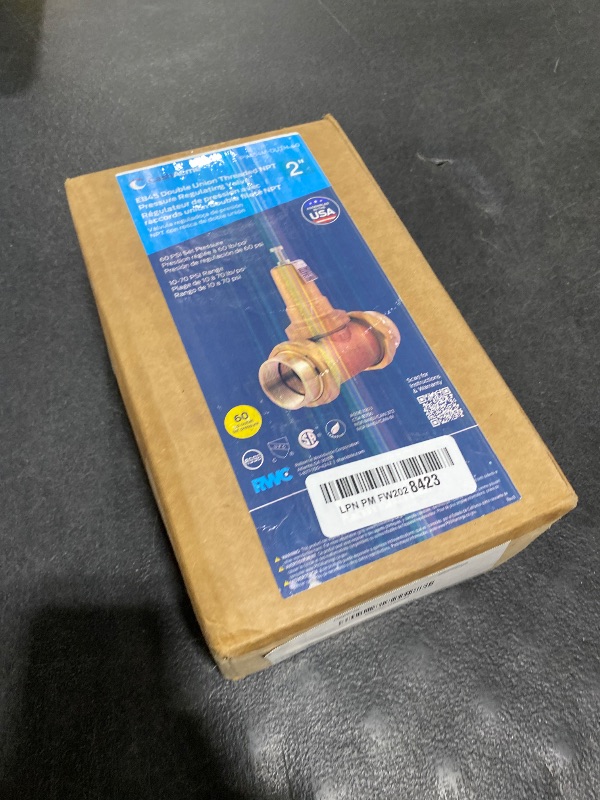 Photo 1 of Cash Acme EB45 Pressure Regulating Valve, Double Union, 2 Inch NPT Female, Metal Top, 60 PSI, PVA54M-DUTH-60
