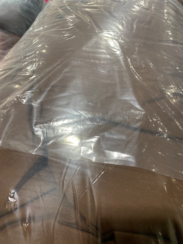 Photo 1 of MUXHOMO Queen Comforter, Soft Comforter in a Bag Queen Size, All Season Comforter, Brown