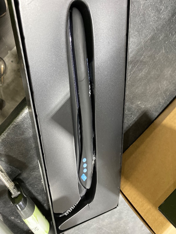 Photo 1 of Bio Ionic 10X Styling Iron, Hair Straightener with 1" Sonic Vibrating Plates, Flat Iron with Ion Generating Mineral Complex, Versatile Styler for Wavy & Straight Hairstyles, Black