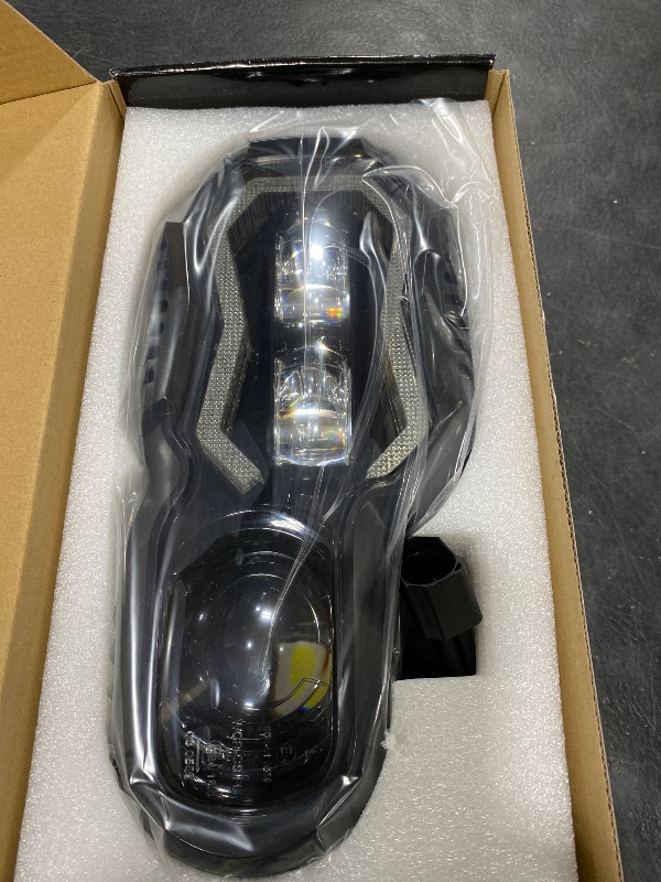 Photo 1 of M MIBAHE LED Headlight High Low Beam with DRL LED Headlight Assembly Compatible with BMW F800GS F800GS Adventure F700GS F650GS