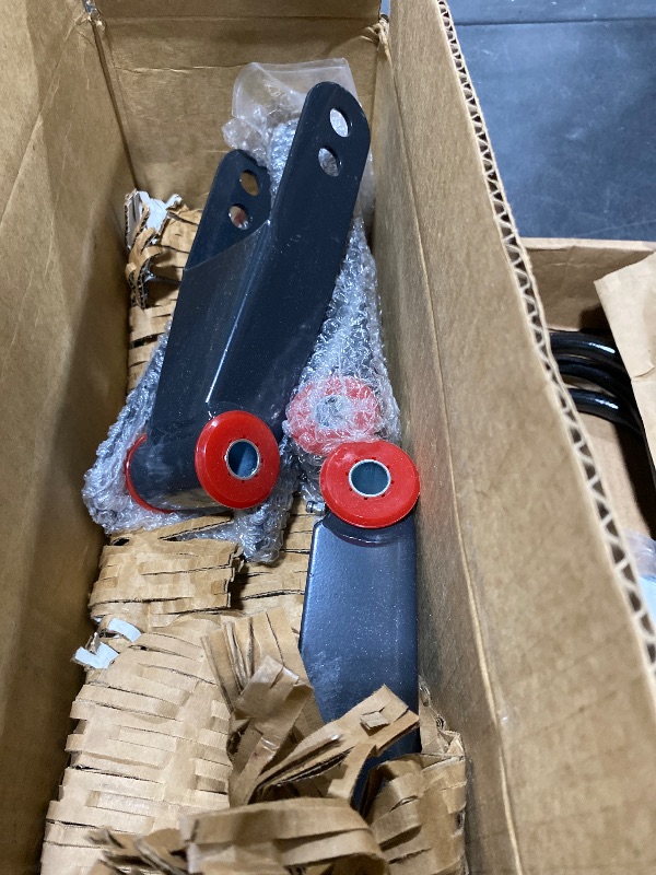 Photo 1 of 2-3" Rear Drop Lowering Suspension Shackles Kit Compatible with 2001-2010 Chevy Silverado GMC Sierra 1500HD 2500HD 3500HD 2WD 4WD Leaf Spring Shackle Suspension Kit Replace 410730