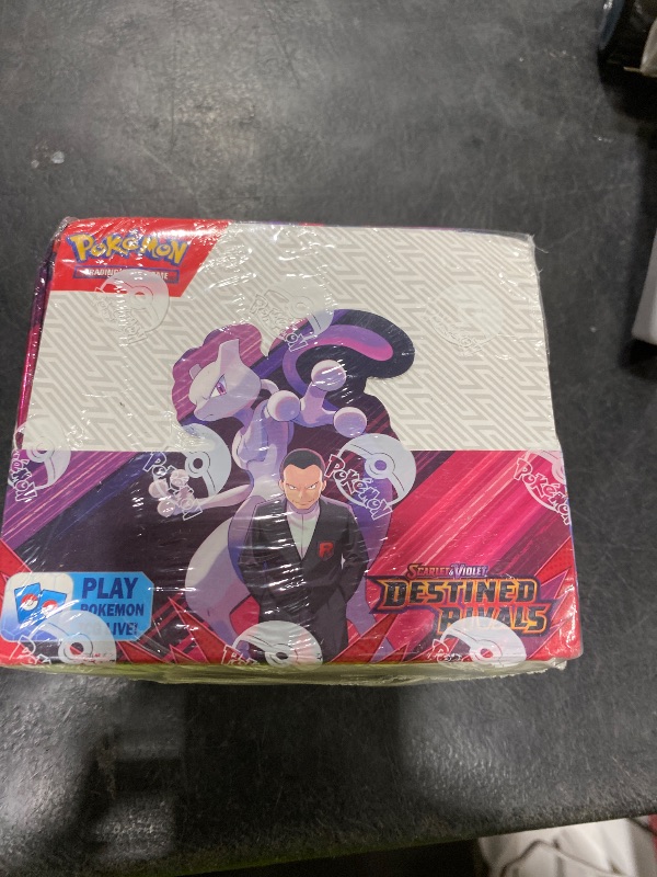Photo 1 of CARDS ARE UNOPENED---------------------------------------NONORIGINAL---------------------------------------Pokemon TCG: Scarlet & Violet - Destined Rivals Booster Display Box - 36 Packs