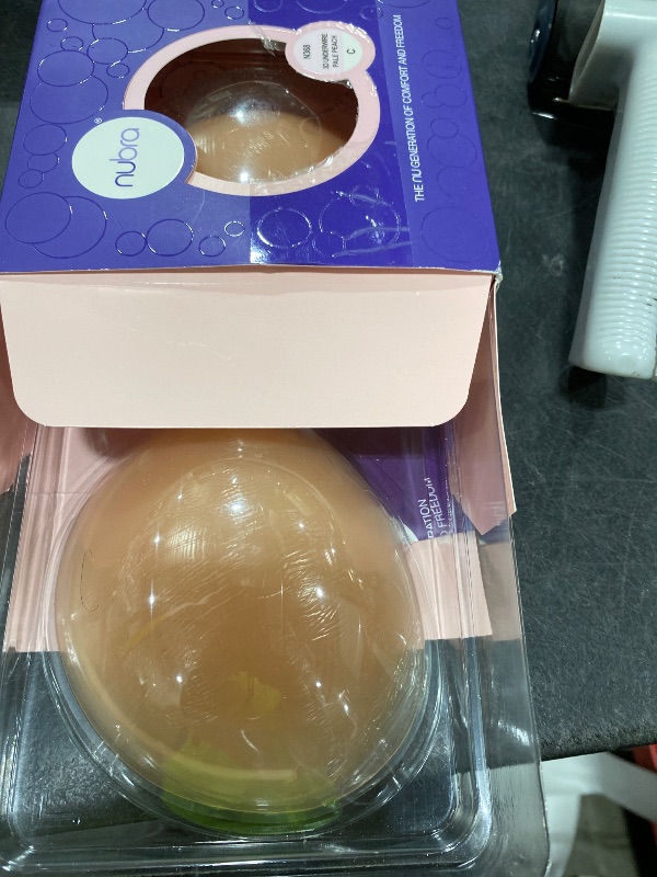 Photo 1 of NuBra 3D Underwire Contour Silicone Adhesive Bra, Beige, Cup C