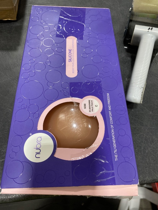 Photo 1 of NuBra 3D Underwire Contour Silicone Adhesive Bra, Beige, Cup C