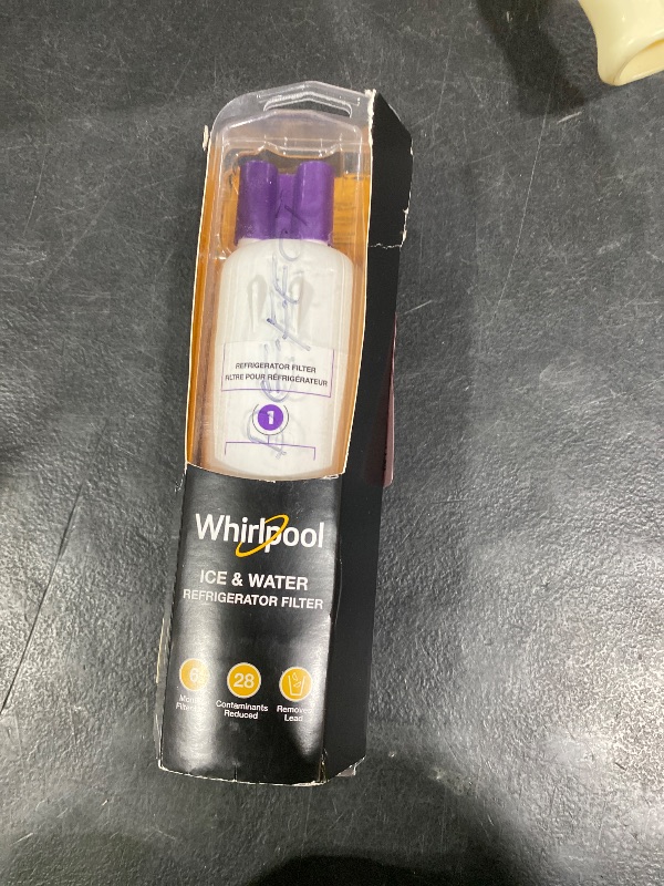 Photo 1 of Whirlpool® Refrigerator Ice and Water Filter 1 - WHR1RXD1, Single-Pack, Purple