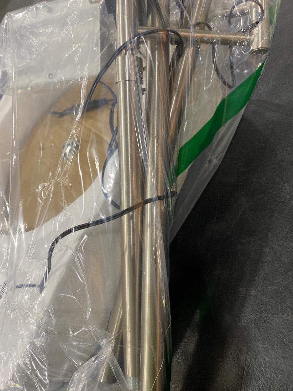 Photo 1 of O’Bright Dimmable LED Pharmacy Floor Lamp, 12W LED, Full Range Dimming, 360 Degree Swing Arms, Adjustable Heights, Standing Lamp for Reading, Sewing, and Craft, ETL Listed, Brushed Nickel