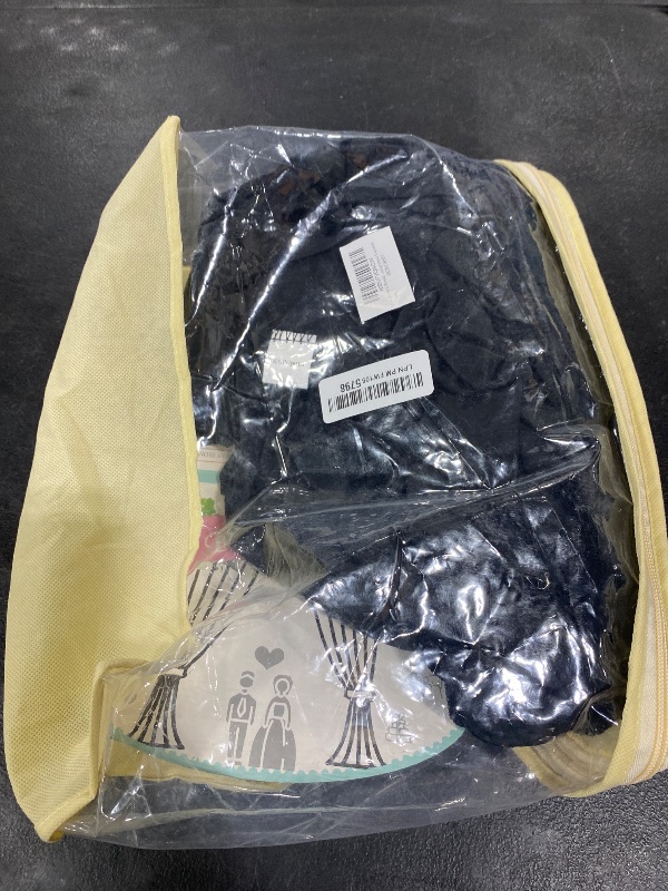 Photo 1 of 40 ft x 10 ft Wrinkle Free Black Backdrop Curtain for Parties, 8 Panels 10ft Polyester Black Photo Backdrop Drapes for Graduation Birthday Wedding Party Stage Curtains, Thick Bulk Background Curtains