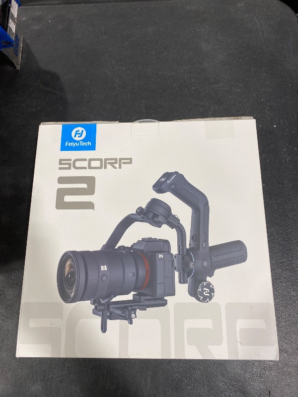 Photo 1 of FeiyuTech Official SCORP 2 Gimbal Stabilizer for Camera,3-Axis Gimbal Stabilizer for Canon/Sony/Panasonic/Nikon/Fujifilm,5.51lb Payload,Built-in AI Tracking Module,Bluetooth/Cable Control