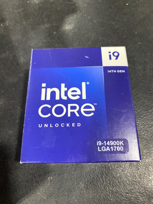 Photo 1 of Intel® Core™ i9-14900K Desktop Processor 24 cores (8 P-cores + 16 E-cores) up to 6.0 GHz