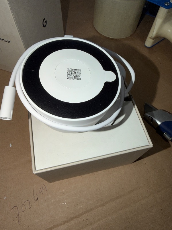 Photo 1 of Google Nest Cam Outdoor (Wired, 2nd Gen) - Security Camera with 2K Video and Gemini, Night Vision, 2-Way Audio - Works with Google Home - 2025 Model - Snow