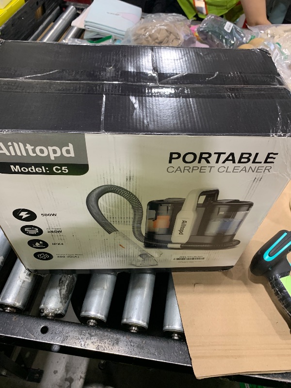 Photo 1 of Ailltopd 15Kpa Portable Carpet and Upholstery Cleaner Machine
