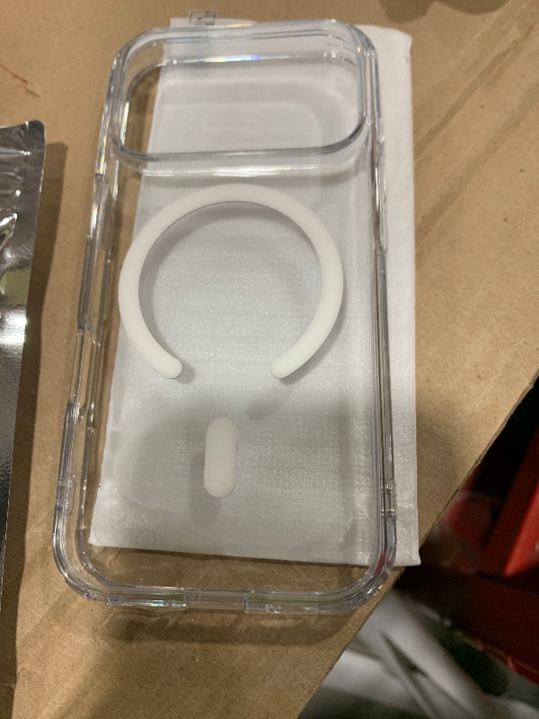 Photo 1 of 
New for Phone 17 Transparent Phone Case Magnetic Clear Hard PC TPU Mobile Phone Case Cover for Phone 17pro 17 Pro Max 17 Air (iPhone 17)
