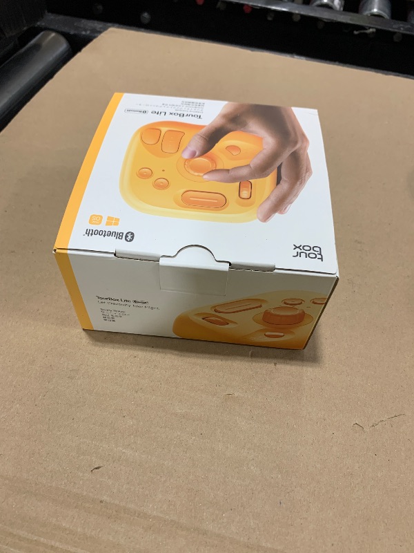 Photo 1 of TourBox Lite Bluetooth Oasis Series - Compact Editing Keyboard, Macro Controller with Custom Software for Digital Artist, Photographer, Editor, and Content Creator, Color Your Efficiency(Sunny Yellow)