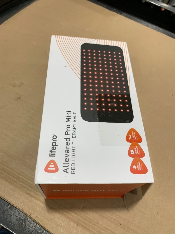 Photo 1 of Lifepro Red Light Therapy Belt – Infrared Red Light Therapy for Body, Back and Shoulder with Triple Chip LEDs, Allevared Belt with 660nm & 850nm Wavelengths – for Daily Comfort & Wellness Support