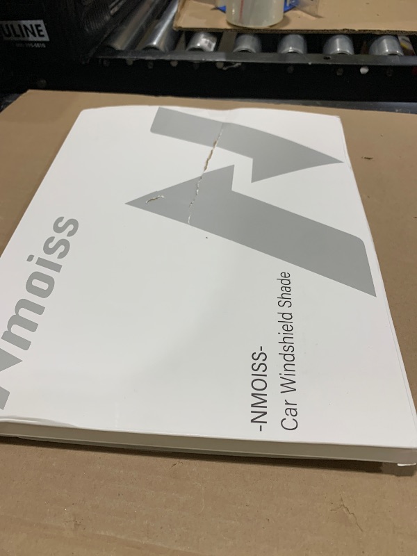 Photo 1 of [2026 Upgraded] Nmoiss Car Windshield Sun Shade [Dot Matrix Reflective Coating] Extended Edge No Light Leakage Design Cooling Protect Car Interior from UV Damage Large