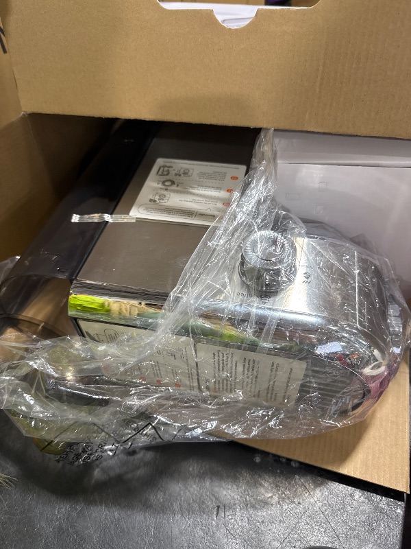 Photo 1 of ANYCOLD Espresso Machine 20 Bar, Compact Espresso Maker, Stainless Steel Expresso Coffee Machines with Steam Milk Frother & 34oz Removable Water Tank for Cappuccino, Latte, Home Office Use, Silver