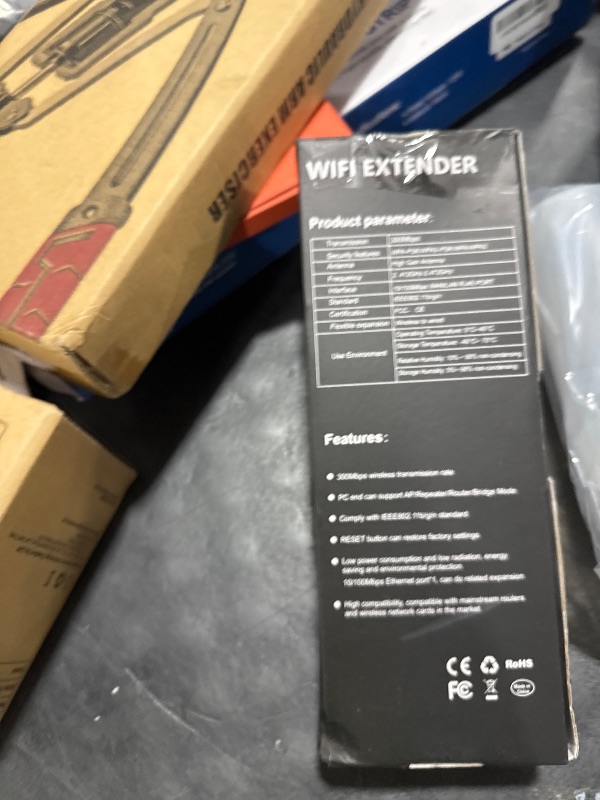 Photo 1 of WiFi Extender Internet Booster, 10000 Sq.ft Long Range Repeater Wireless Routers Amplifier, Mesh Wi-Fi 80% Faster, 1 Tap Setup, Broader Than Ever, Support More Network Devices at Home